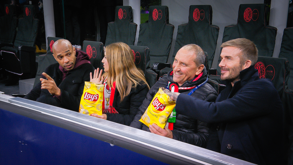 Lay’s ‘Chip Cam’ Stunt Puts 2 Lucky Fans in Stands With Beckham and